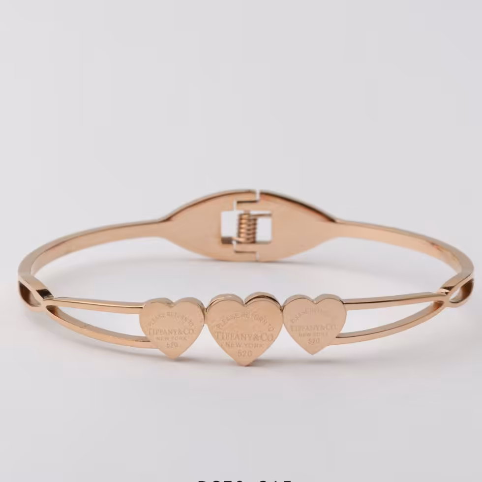 دستبند النگویی استیل 316 رنگ ثابت کد 4