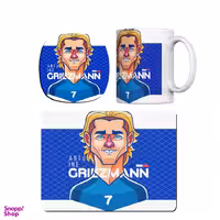 ماگ طرح آنتوان گریزمان ترمه طراحان ایده کد cfp1895 به همراه ماوس پد و زیر لیوانی