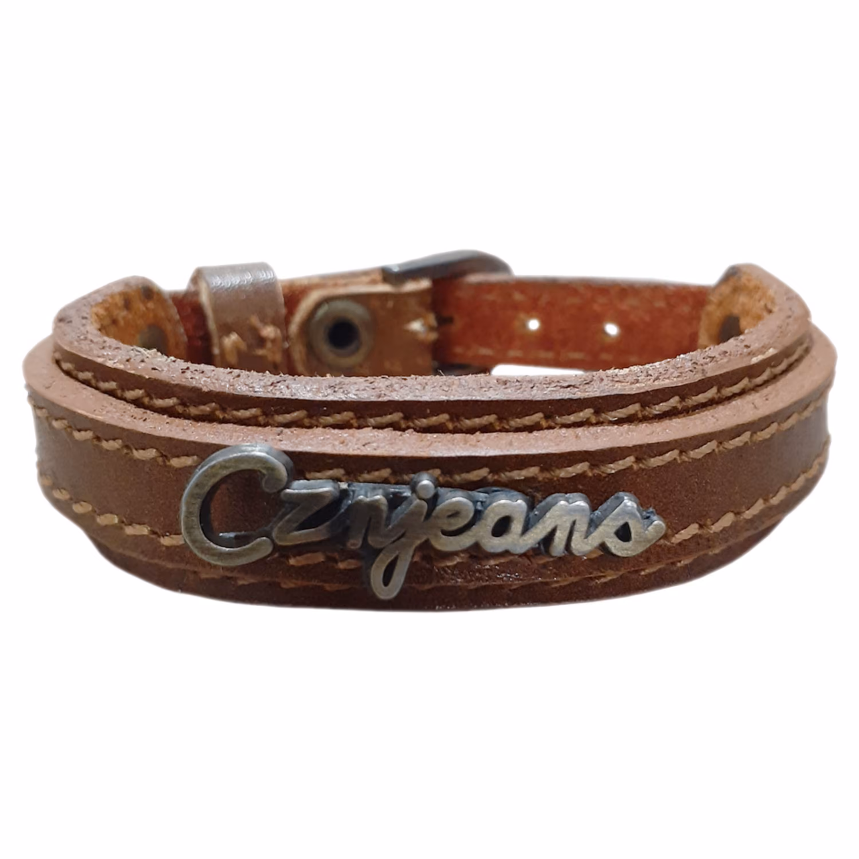 دستبند چرم مردانه و زنانه کد 0033