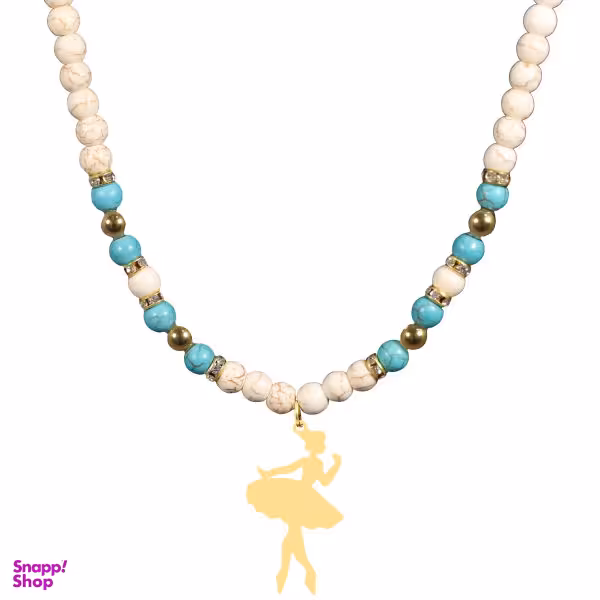 گردنبند طلا 18 عیار زنانه سانا گالری مدل بالرین D11221