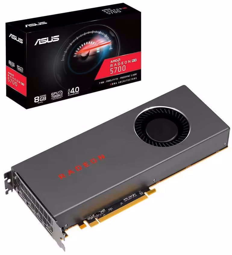 کارت گرافیک ایسوس مدل آر ایکس 5700  با حافظه 8 گیگابایت