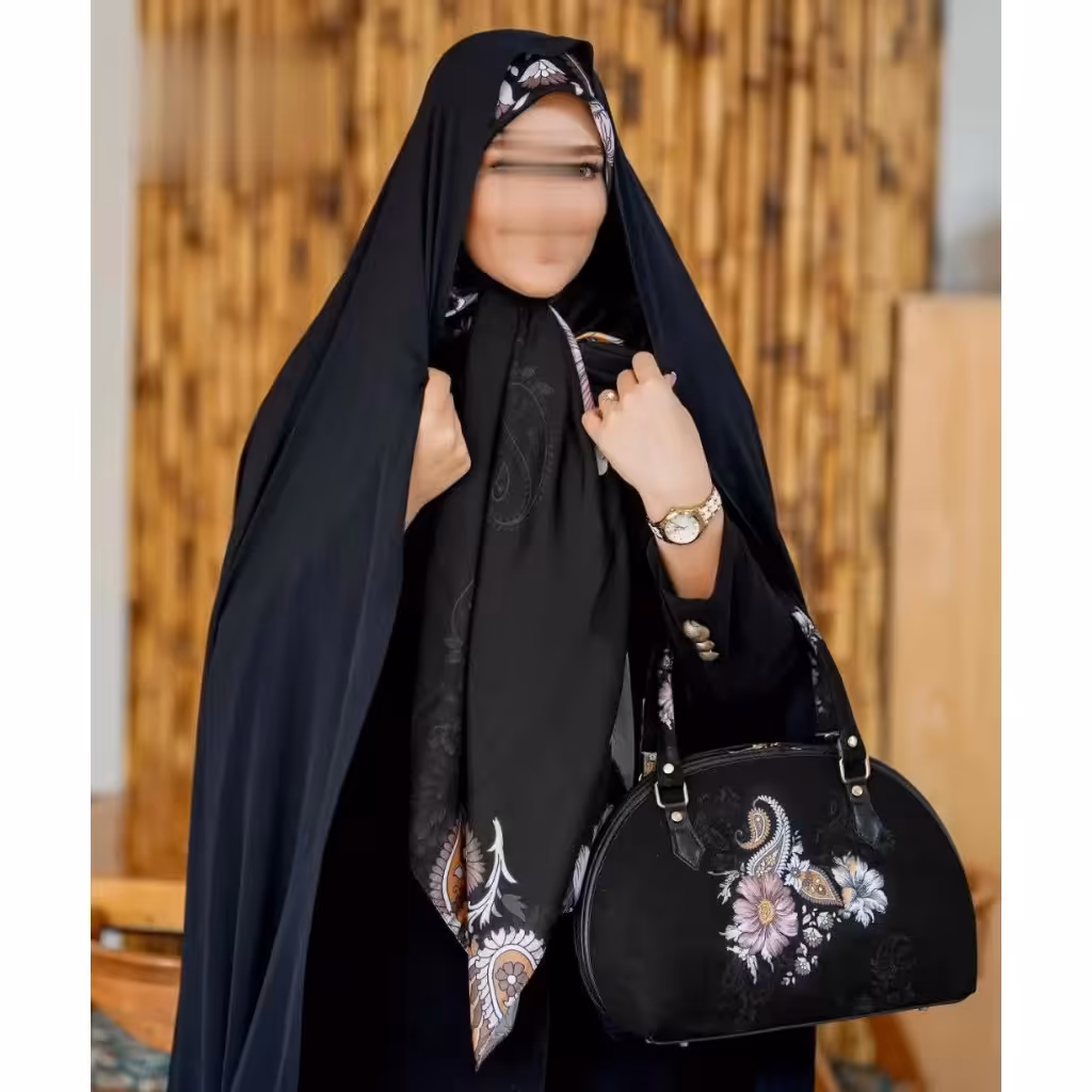 ست کیف و روسری نیمگرد کد 155