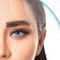 لنز رنگی کلیر ویژن kxu802(آبی روشن)
