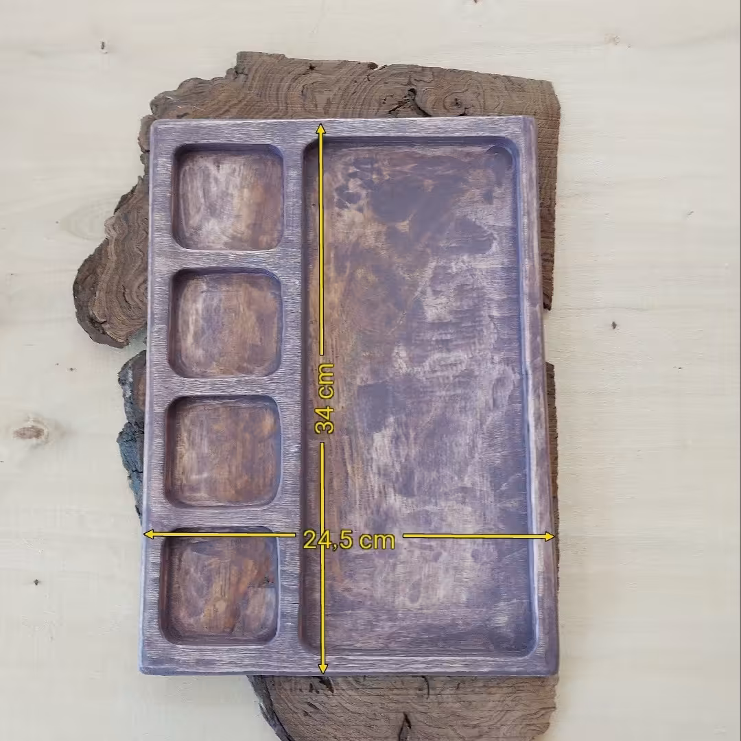 اردوخوری 5 تیکه چوبی