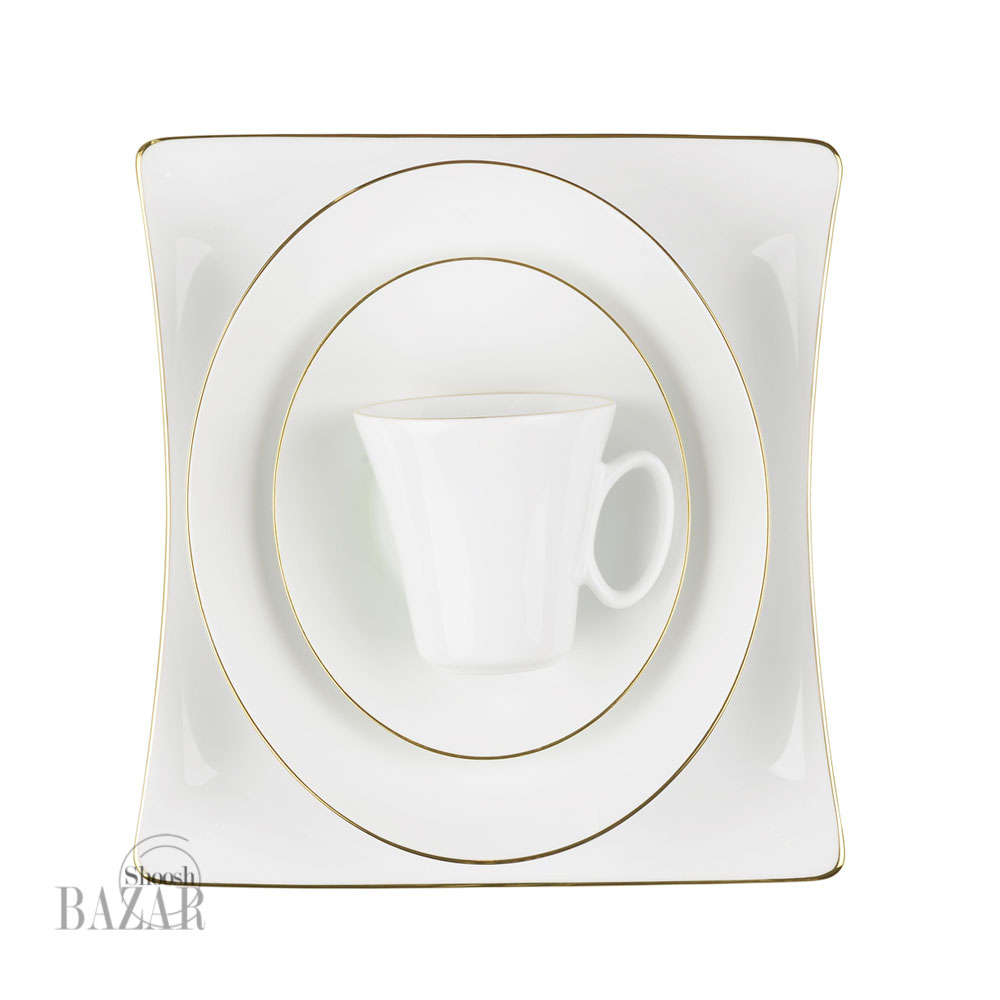 سرویس 97 پارچه چینی زرین طرح زرین 12نفره