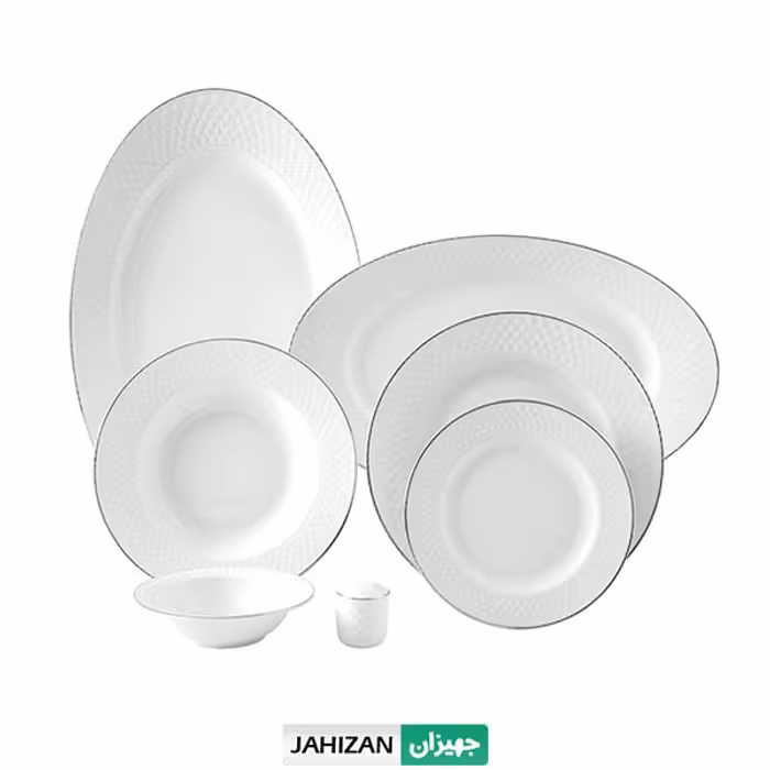 سرویس چینی زرین 28پارچه سمن سری رادیانس (عالی)