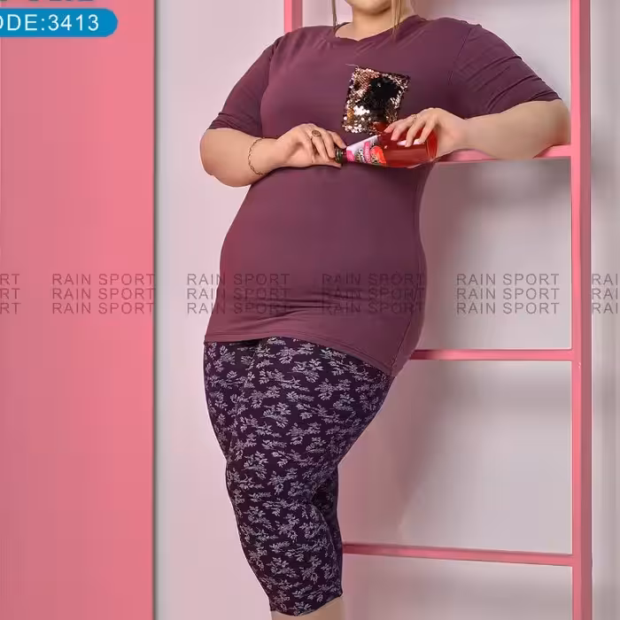 ست تیشرت شلوار سایزبزرگ