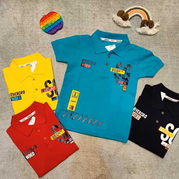 تیشرت پسرانه طرحدار جودون 40-45 