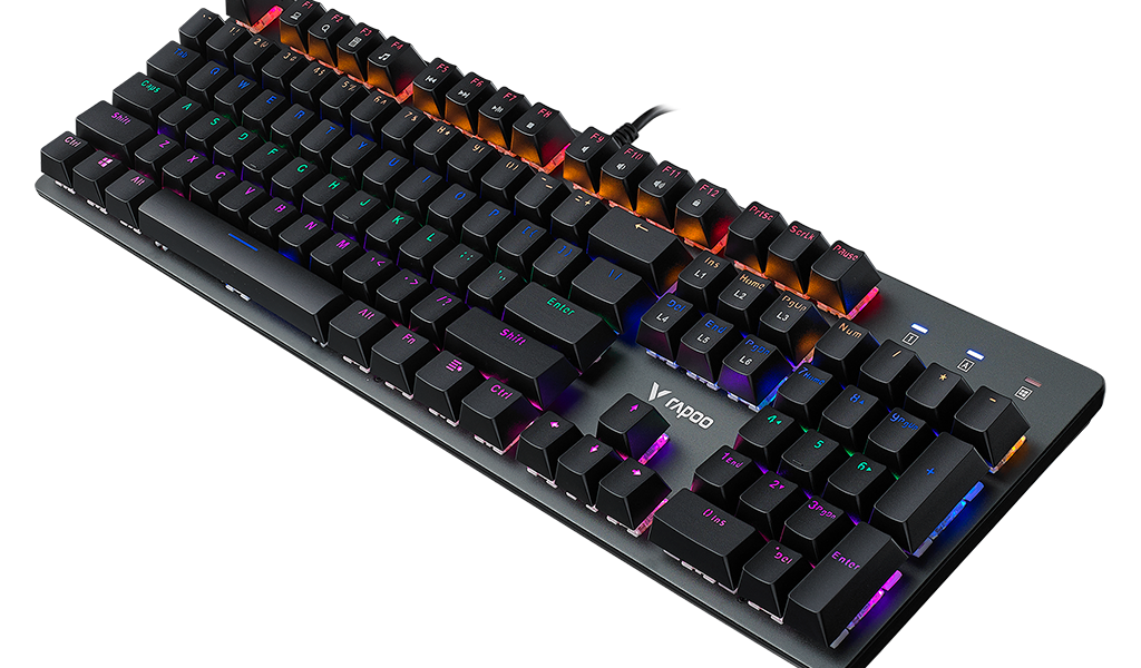 کیبورد مکانیکی گیمینگ رپو KEYBOARD GAMING RAPOO V500SE