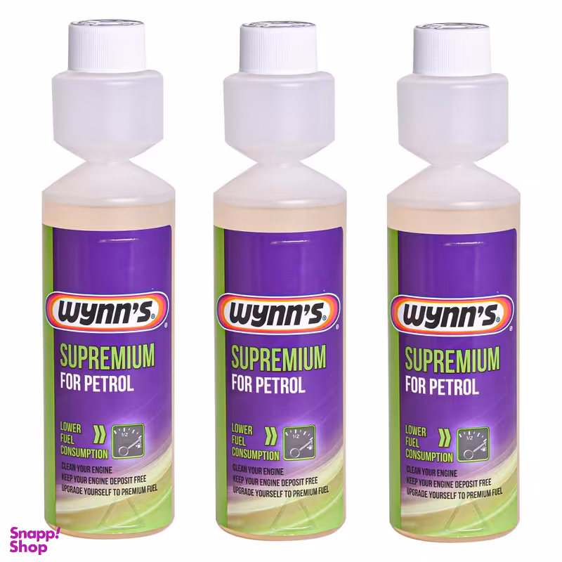 اکتان بوستر و مکمل سوخت وینز مدل سوپرمیوم حجم 250 میلی لیتر بسته 3 عددی