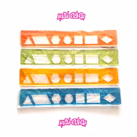 خط کش ژله ای 20 سانتی متری