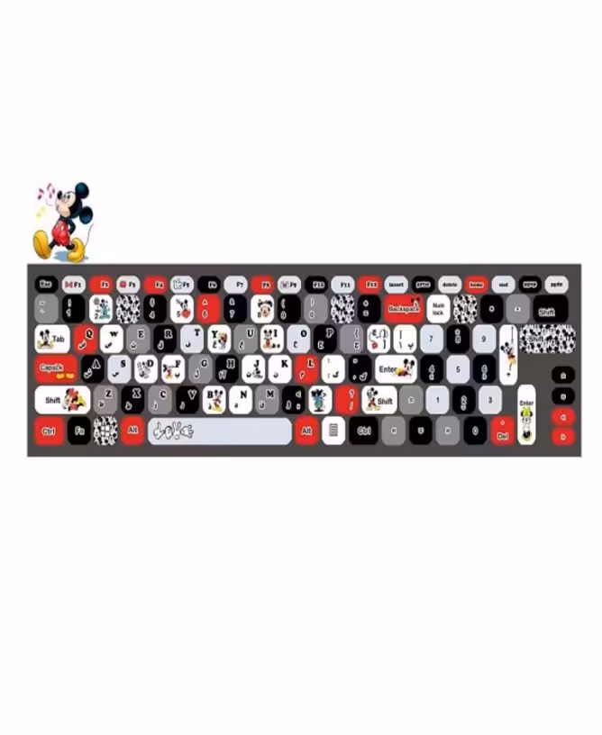 استیکر کیبورد طرح میکی