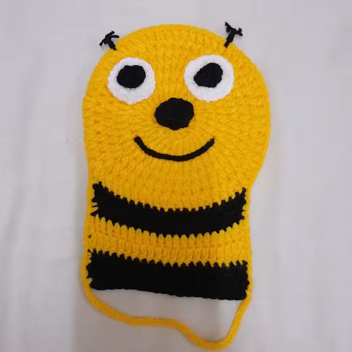 لیف حمام کودک طرح زنبور جدید دستبافت