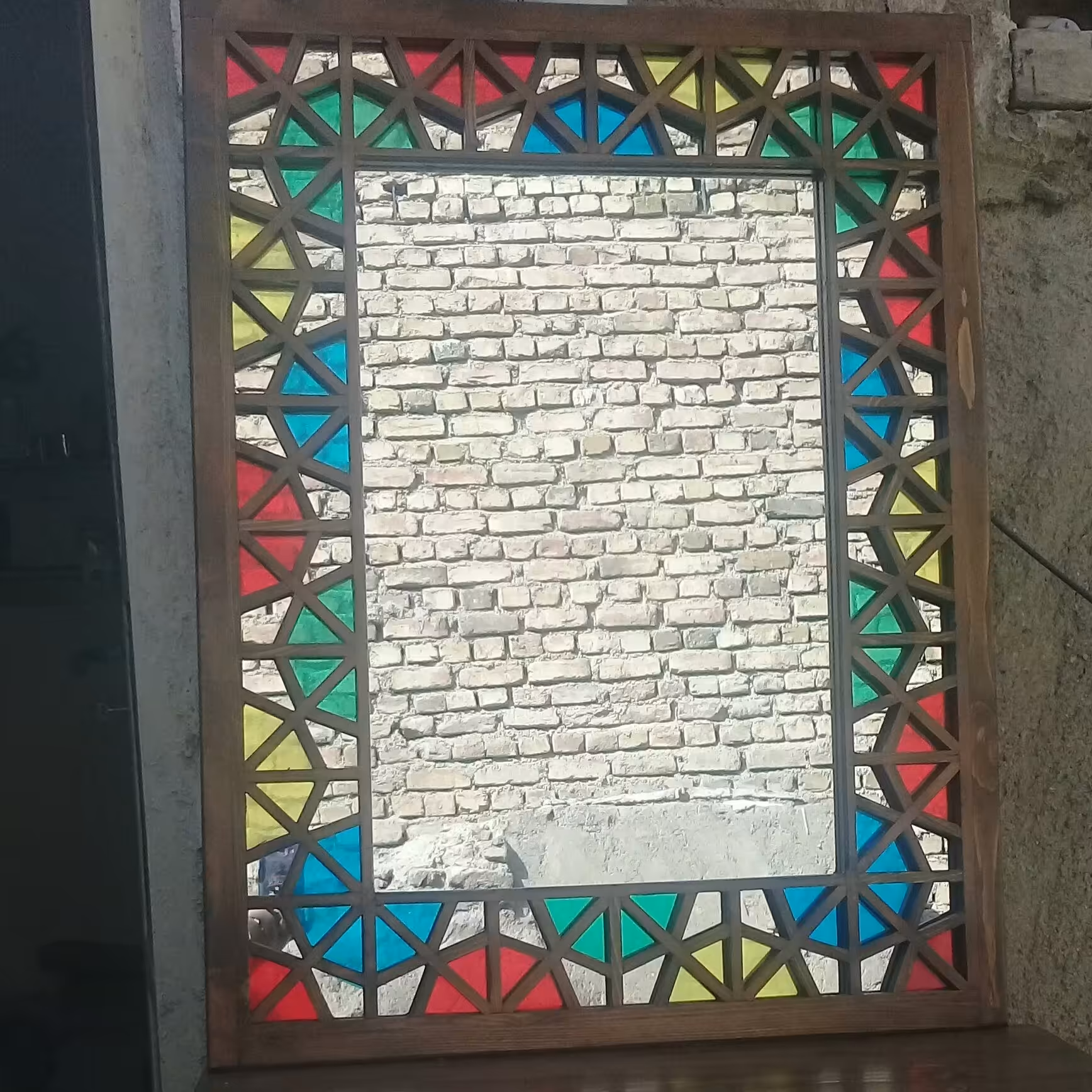 قاب آینه گره چینی