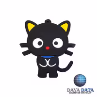 فلش مموری فانتزی دایا دیتا  طرح گربه  مدلPF1055-7 ظرفیت128GB-USB2  