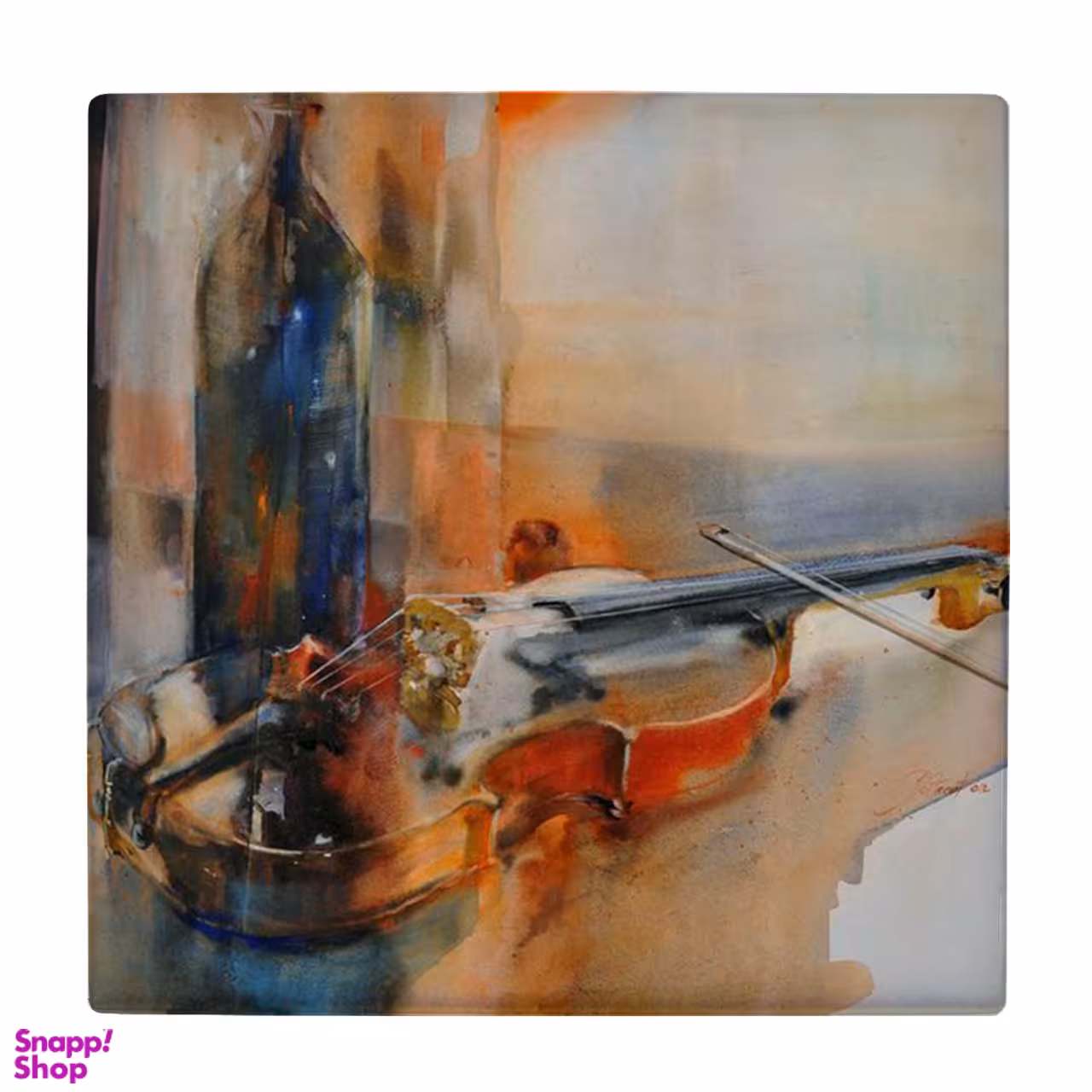 زیر لیوانی طرح نقاشی ویولن کد 6086859_5100