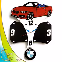 ساعت دیواری طرح پاندولی BMW کد 10