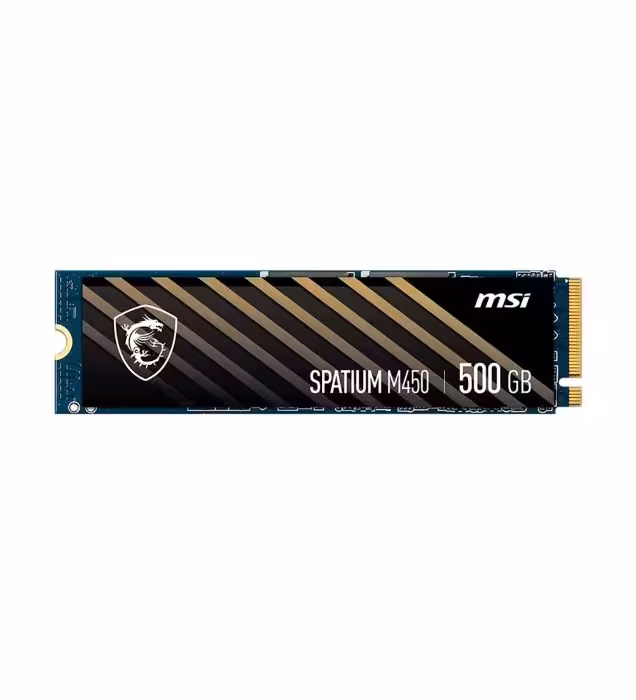 هارد دیسک اینترنال ام اس آی مدل SPATIUM M450 SSD Pcle 4.0 NVMe M.2 ظرفیت 500 گیگابایت