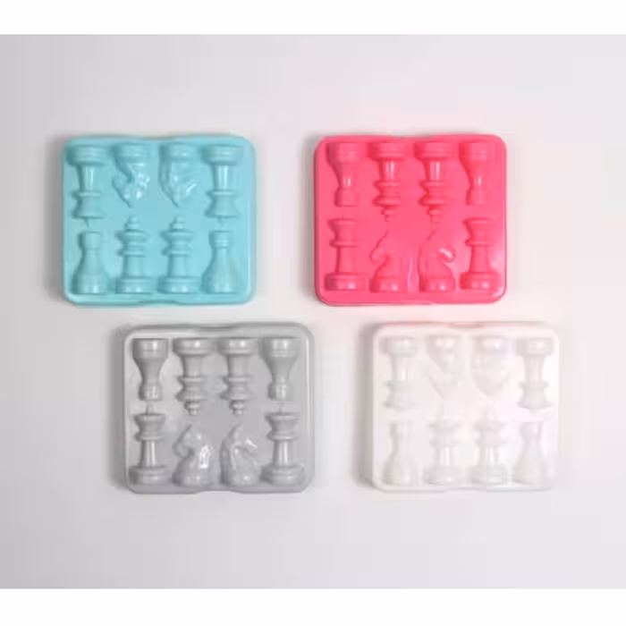 قالب یخ-طرح مهره های شطرنج-هر قالب دارای 8خانه