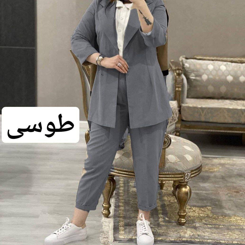 کت شلوار آنیسا یه مدل جذاب برای خانم هایی که تیپ رسمی دوس دارند