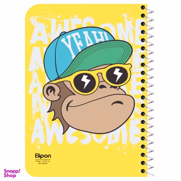 دفتر مشق 80 برگ الیپون کد 2362356