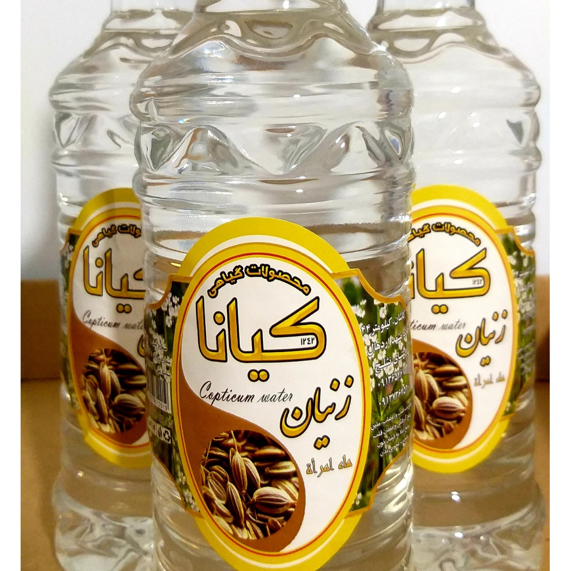 عرق زنیان (یک لیتری) بهبود عملکرد گوارشی ( زخم معده، نفخ معده، التهاب معده و روده )