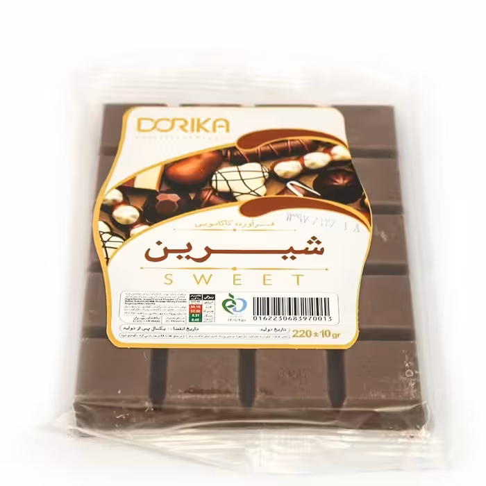 شکلات تخته ای شیرین دوریکا