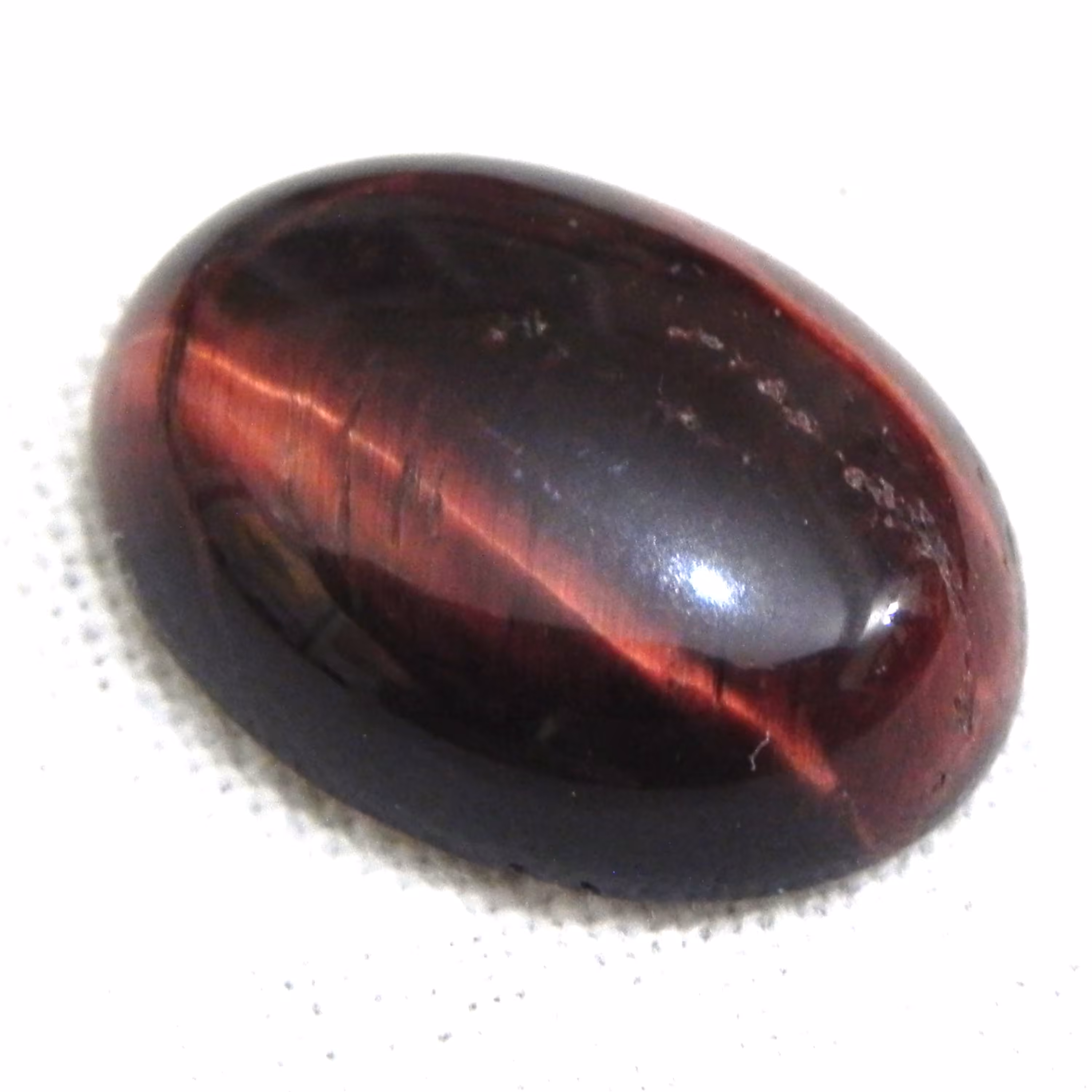 نگین چشم شاهین سرخ آفریقا بیضی