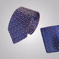 ست پوشت و کراوات جعبه دار Edi مدل طرح دار کد 7214