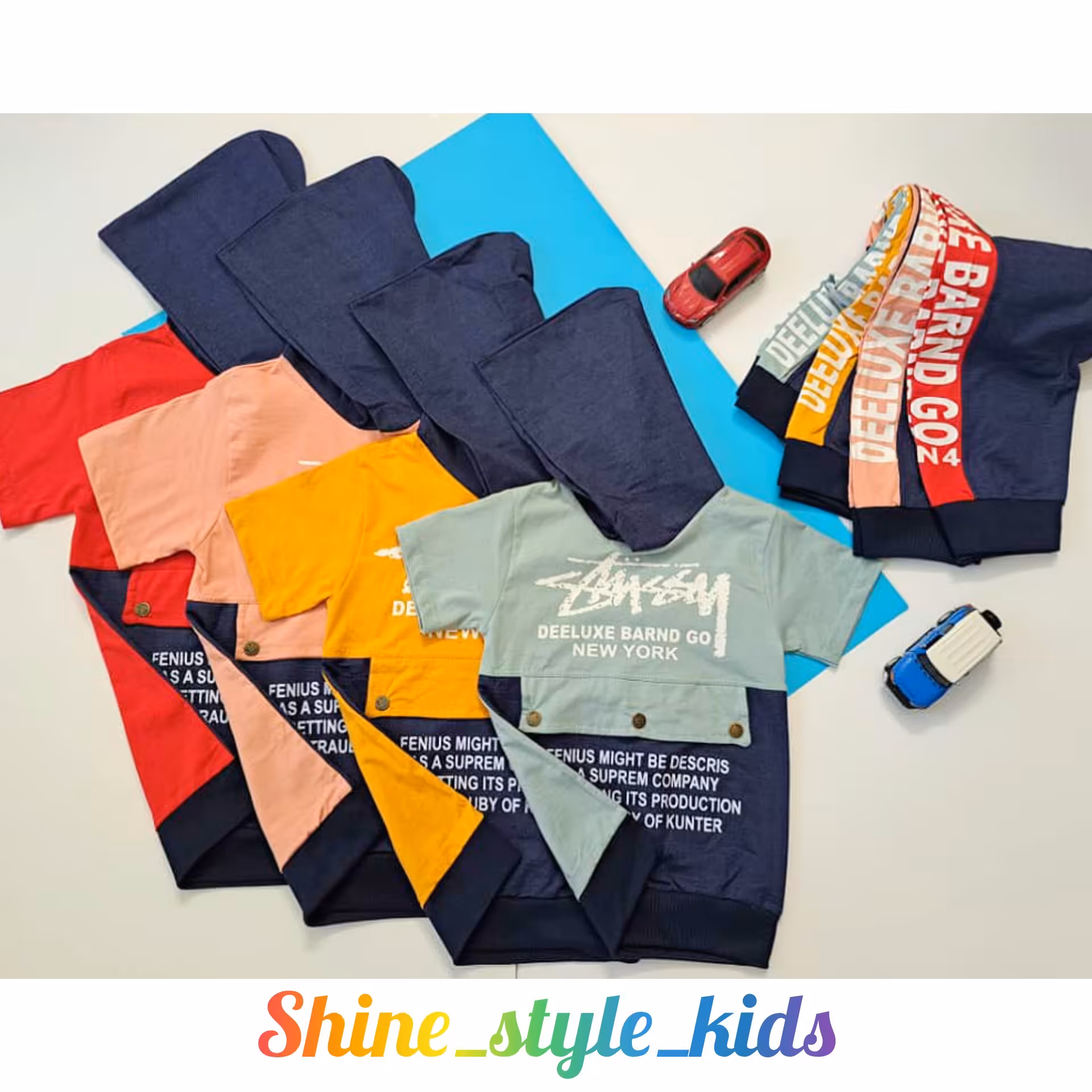 بلوز شلوارک پسرانه مناسب 4 تا 12 سال 