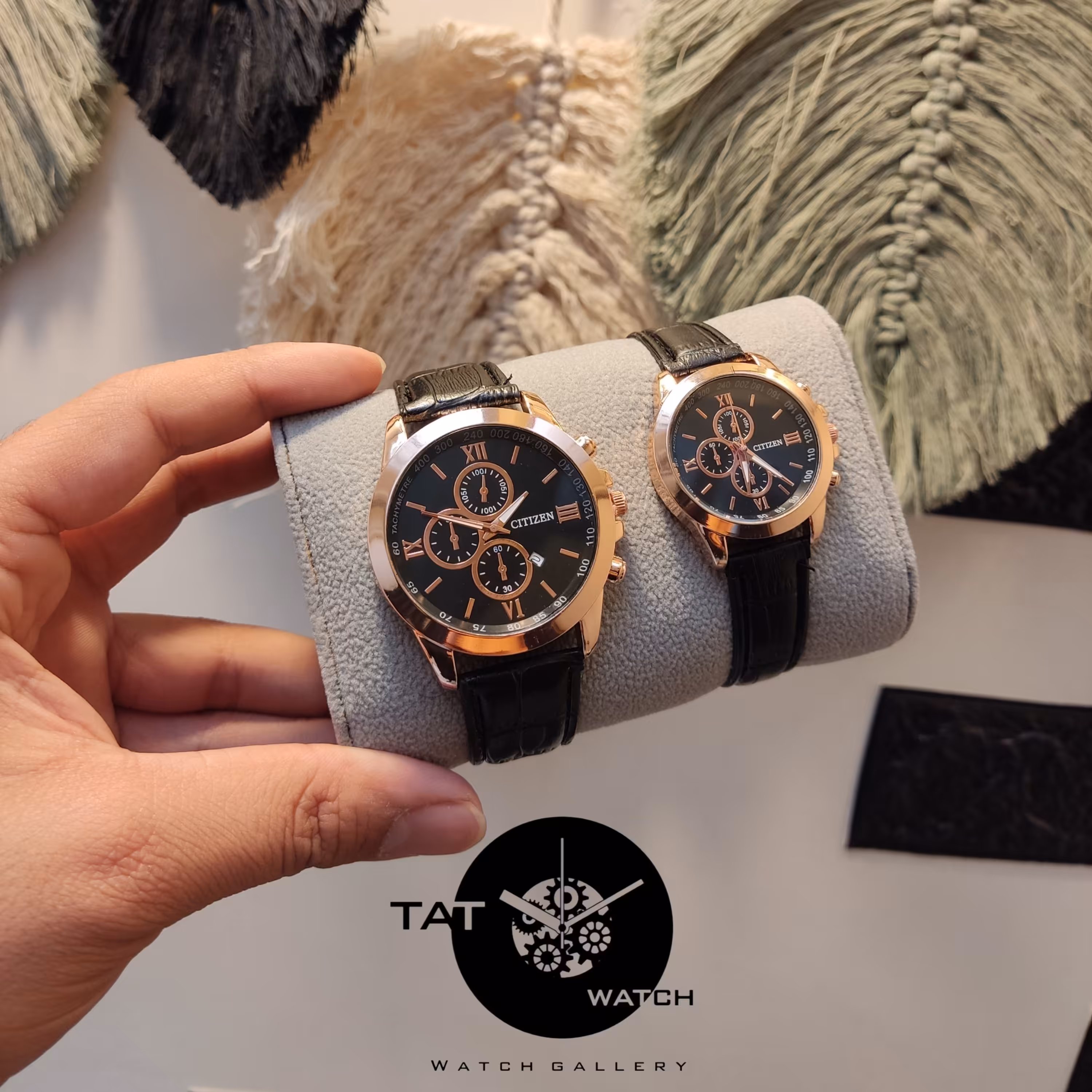 ساعت ست سیتیزن قاب رزگلد با شش ماه گارانتی