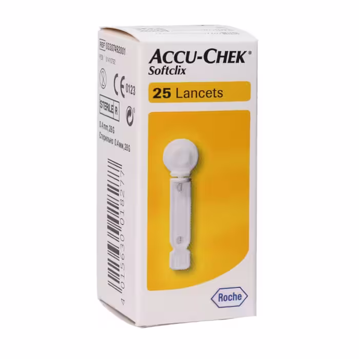 سوزن تست قند خون آکیو چک 25 عددی  Soflclix