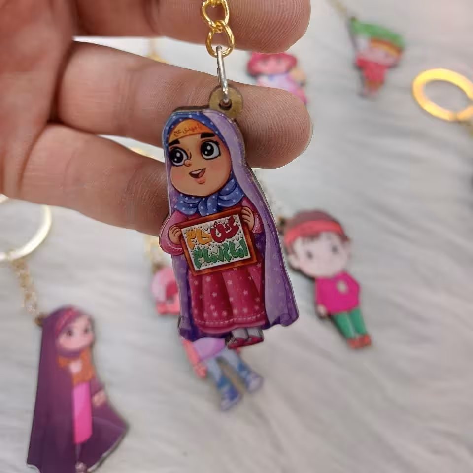 جاکلیدی های بچگانه با روکش پلکسی 