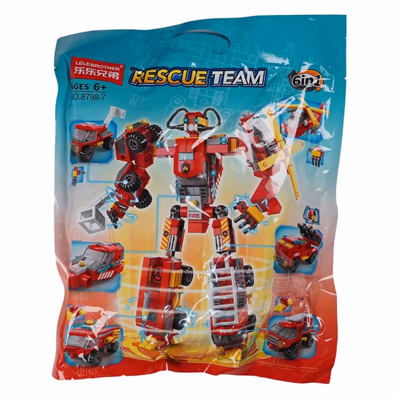 لگو آتش نشانی کیسه ای مدل 8798-7