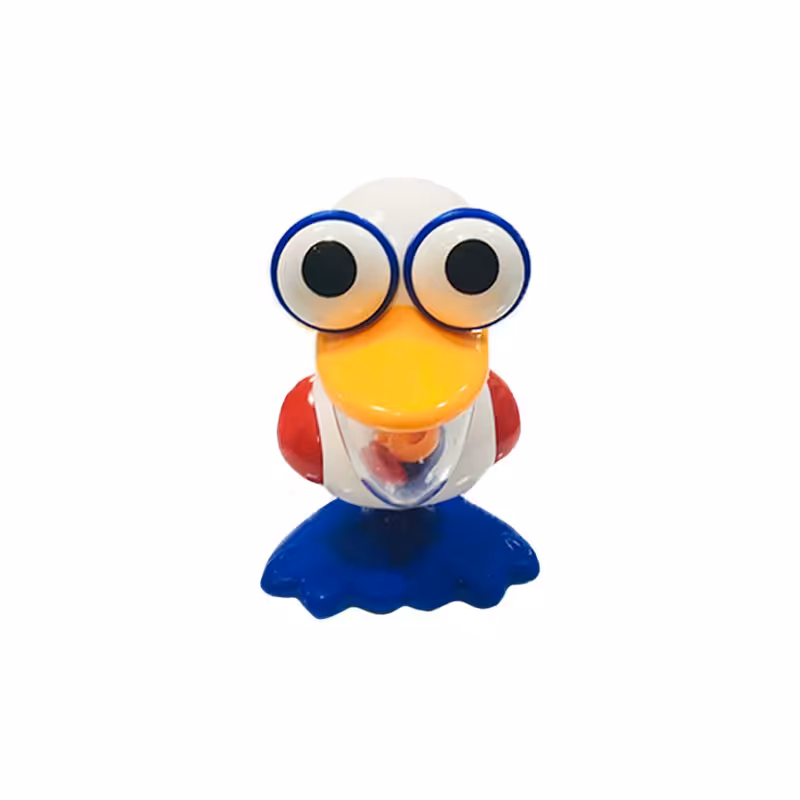 جغجغه کودک طرح پلیکان نشکن آبی مدل 8016