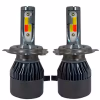 هدلایت دو طرفه لنزو تک پرو  پنج حالته پایه H4 (سه فیش دو کنتاکت)