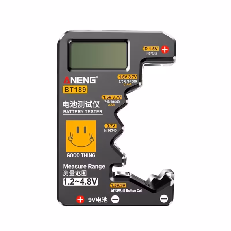 تستر باتری دیجیتالی ANENG مدل BT189 | amazonchi