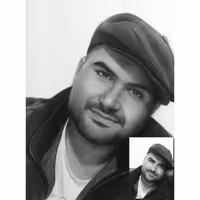 طراحی چهره سایزa3 سیاه قلم