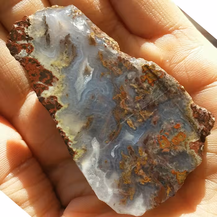 اسلایس سنگ راف عقیق شجر منظره 7رنگ محششر 100 در 100 طبیعی شااهکار خلقت تابلو نقاشی طبیعی دیدنیی
