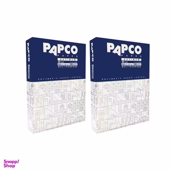 کاغذ A4 پاپکو مدل اپتیموم کد DR110 بسته 1000 عددی