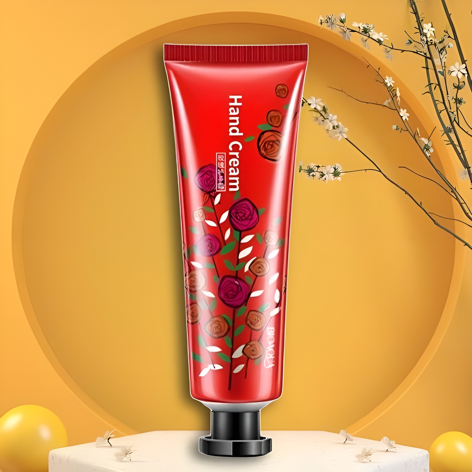 کرم دست مرطوب کننده بیواکوا ( رایحه گل رز ) 30 گرم آرایشی بهداشتی آیشید