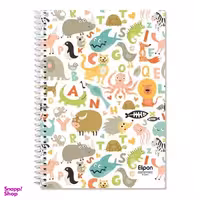 دفتر دوخط 40 برگ وزیری سیمی فانتزی طرح 1340 الیپون (Elipon) کد 2901340