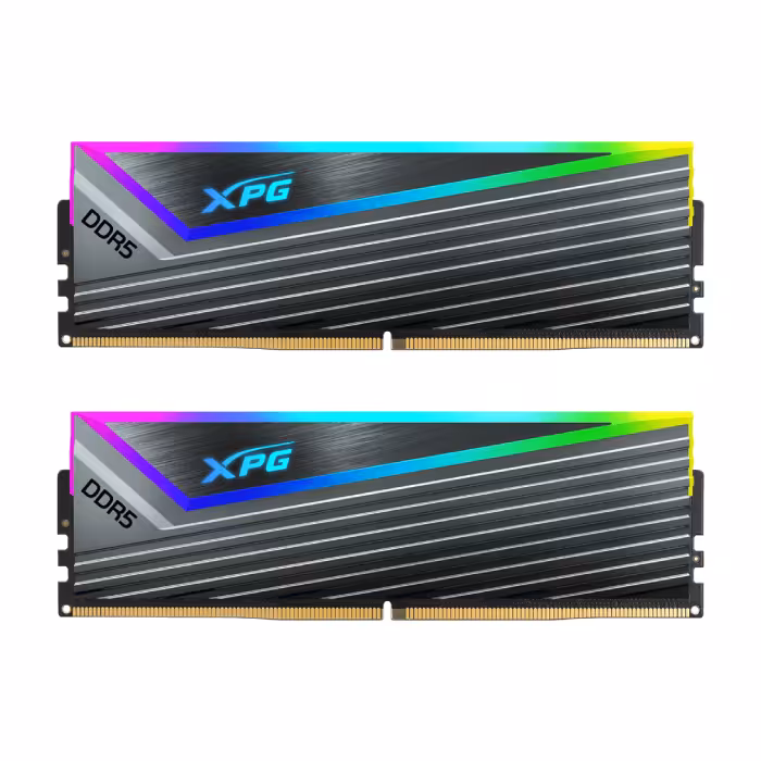 رم کامپیوتر DDR5 دو کاناله 6400 مگاهرتز CL32 ای دیتا Caster RGB DDR5 ظرفیت 32 گیگابایت