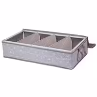 پارتیشن باکس 4 خانه هومتکس هندسی طوسی