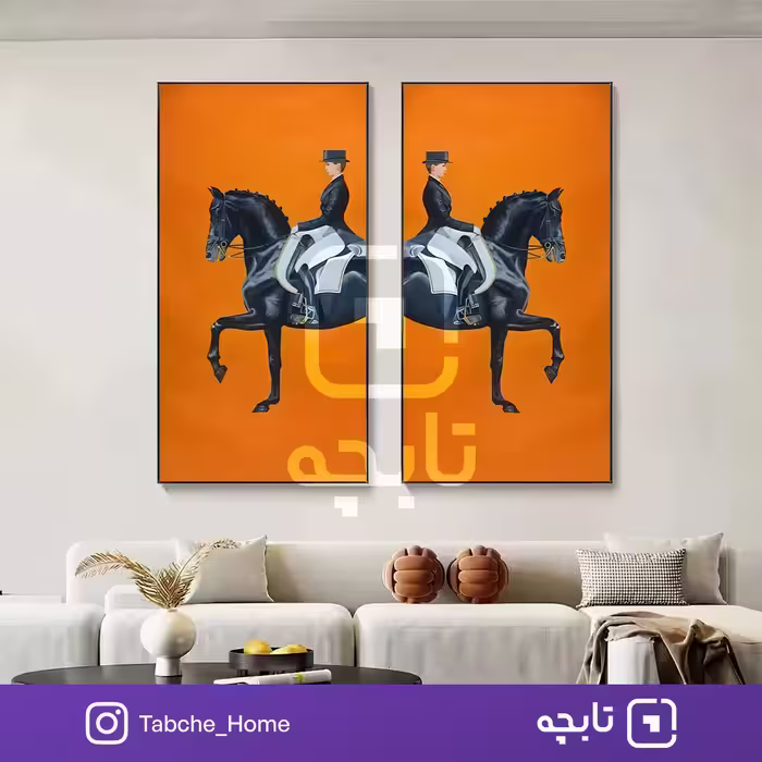 تابلو دیواری سوارکار
