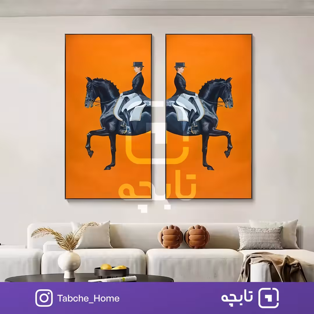 تابلو دیواری سوارکار