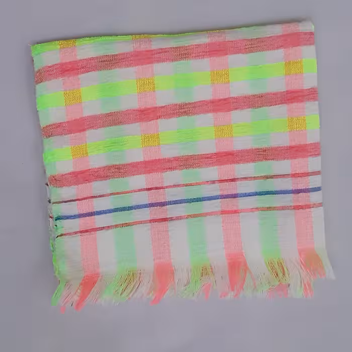    حوله دست وصورت دست بافت جنس تمام نخ بارنگهای جذاب 