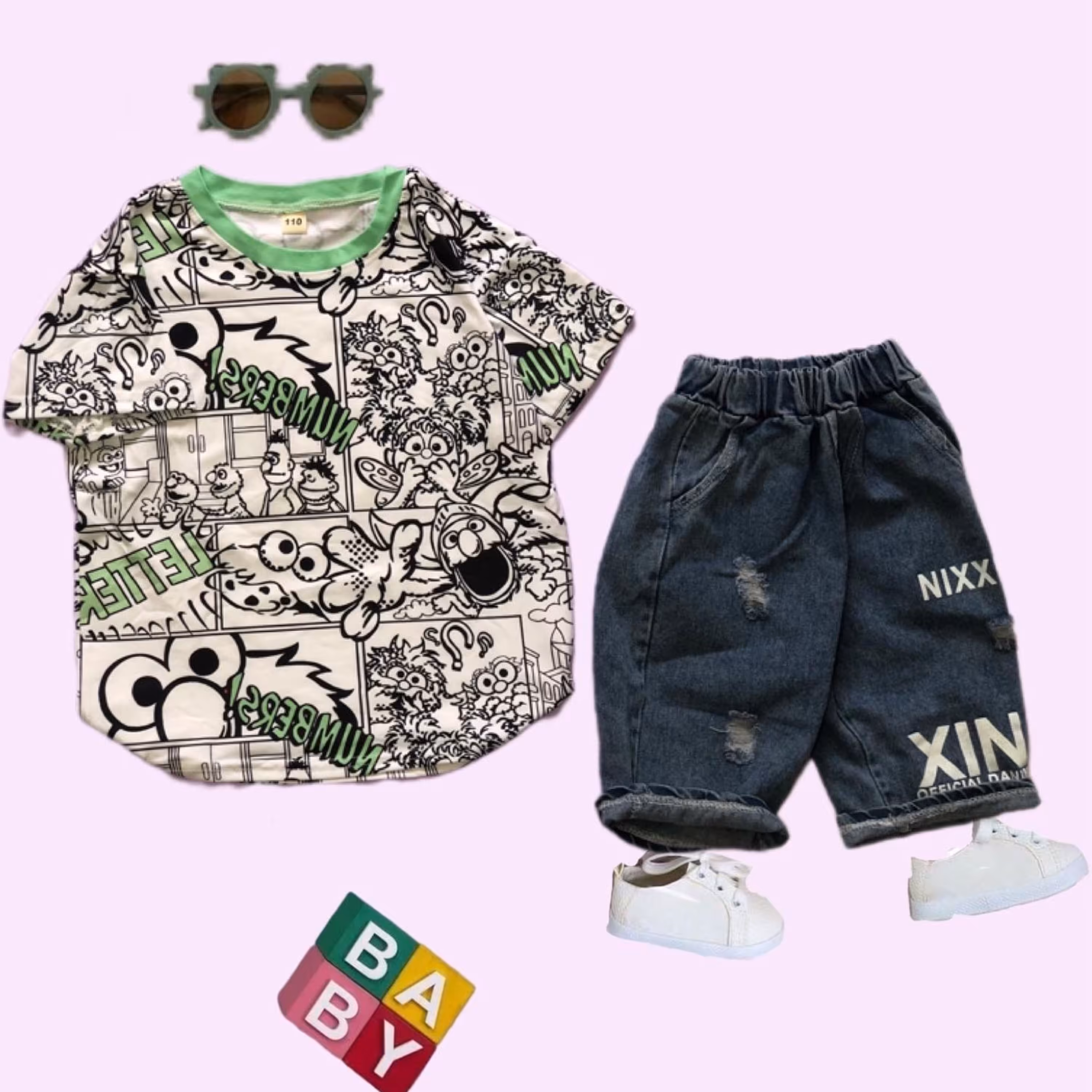 تیشرت شلوارک پسرانه