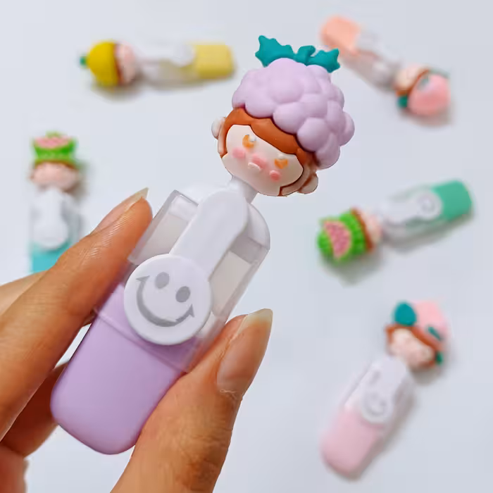 هایلایتر فانتزی میوه ای انگور وارداتی رنگ پاستلی