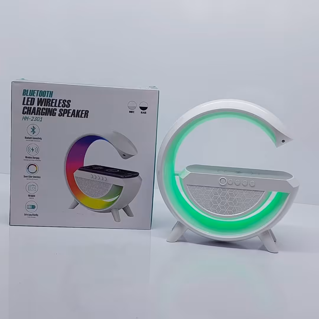 اسپیکر شارژی همراه با شارژر موبایل وایرلس